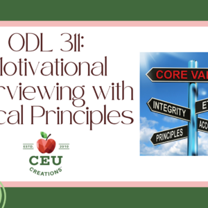 Headway - ODL311: Motivational Interviewing with Ethical Principles